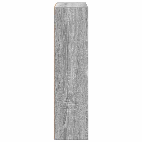 vidaXL Armoire murale de salle de bain Gris Sonoma 40 x 16 x 62,5 cm