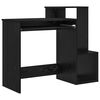 vidaXL Bureau Ch&ecirc;ne noir Bois d'ing&eacute;nierie 106 x 41 x 88.5 cm