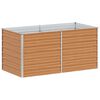 vidaXL Jardini&egrave;re sur&eacute;lev&eacute;e Marron Clair 160 x 80 x 77 cm
