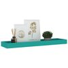 vidaXL &Eacute;tag&egrave;res murales Loggia 4 pcs Bleu 60x15x4 cm MDF