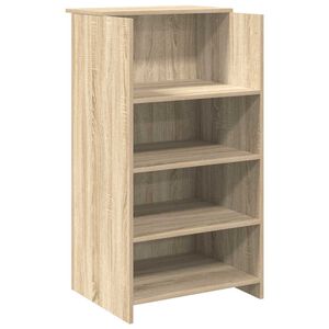 vidaXL Bureau de r&eacute;ception Ch&ecirc;ne Sonoma 55x50x103,5 cm Bois d'ing&eacute;nierie