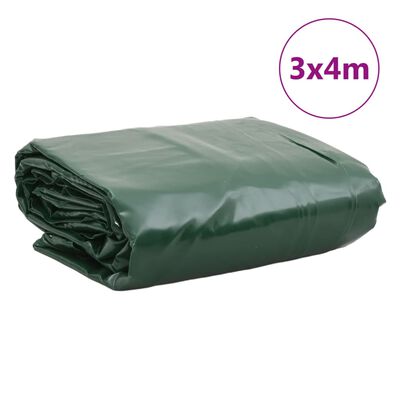 vidaXL Bâche vert 3x4 m 650 g/m²