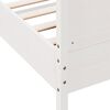 vidaXL Cadre de lit sans matelas blanc 160x200 cm bois de pin massif
