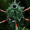 vidaXL Sapin de No&euml;l artificiel &agrave; charni&egrave;re avec neige en flocons
