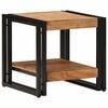 vidaXL Table basse Marron 40 x 40 x 38 cm Bois d'Acacia Massif