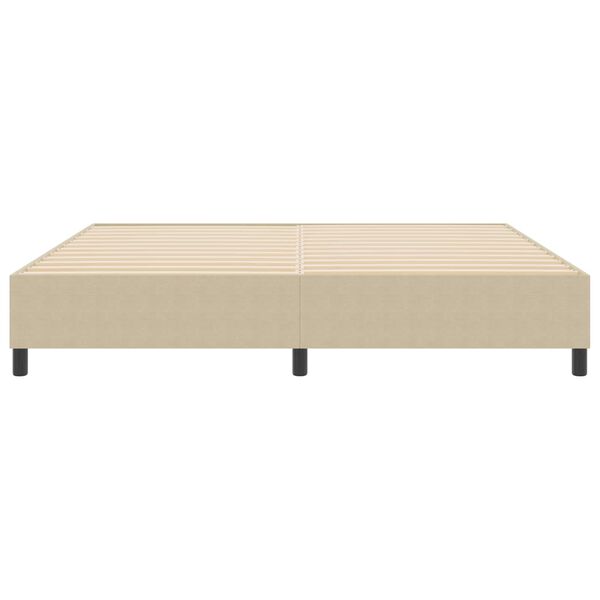 vidaXL Cadre de lit plateforme Vert gris 200 x 200 cm tissu