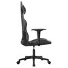vidaXL Chaise de jeu Noir et camouflage Similicuir