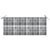 vidaXL Banc de jardin avec coussin 135 cm Bois d'acacia massif Gris