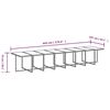 vidaXL Ensemble &agrave; manger de jardin et coussins 17 pcs marron rotin