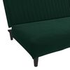 vidaXL Canap&eacute;-lit &agrave; 2 places vert fonc&eacute; velours
