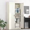 vidaXL Armoire de rangement 2 pcs Blanc 90 x 40 x 180 cm Acier