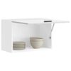 vidaXL Armoire murale de cuisine Porto blanc bois d'ing&eacute;nierie