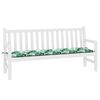 vidaXL Coussin de banc de jardin Vert 180 x 50 x 4 cm Tissu Oxford