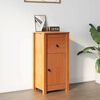 vidaXL Buffet avec tiroir Brun cire 39 x 34,5 x 80 cm Pin massif