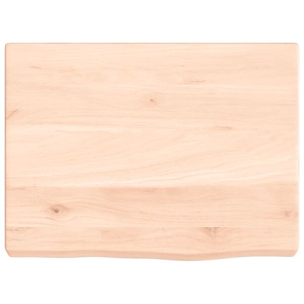 vidaXL &Eacute;tag&egrave;re murale 40x30x(2-4) cm bois de ch&ecirc;ne massif non trait&eacute;