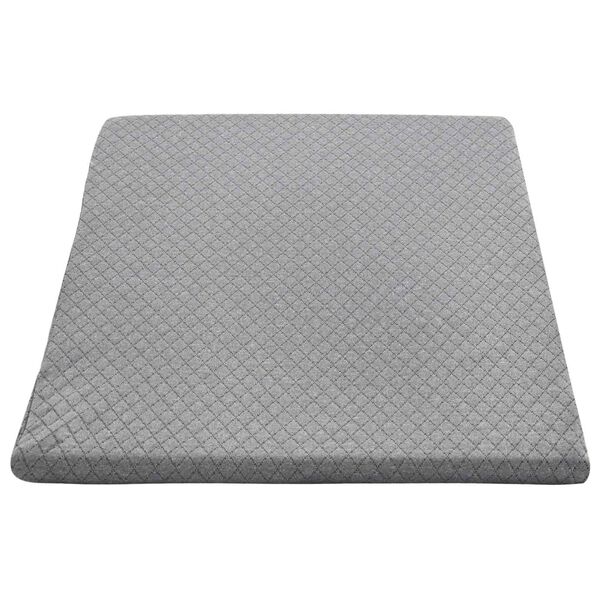 vidaXL Coussin pour les jambes Uni Gris 60 x 50 x 30 cm