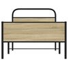 vidaXL Cadre de lit sans matelas 107x203 cm ch&ecirc;ne sonoma
