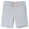 Short pour enfants avec cordon de serrage gris 104
