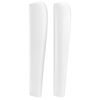 vidaXL T&ecirc;te de lit avec oreilles Blanc 203x23x118/128 cm Similicuir