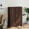vidaXL Biblioth&egrave;que ch&ecirc;ne marron 82,5x30,5x115 cm bois d'ing&eacute;nierie