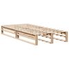 vidaXL Cadre de lit sans matelas 75x190 cm bois de pin massif