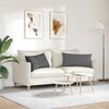 vidaXL Coussins de canap&eacute; 2 pcs Gris fonc&eacute; 80 x 40 cm tissu