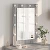 vidaXL Miroir de vanit&eacute; Rectangulaire Gris Sonoma 70 x 50 x 18 cm