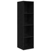 vidaXL Ensemble meuble TV 3 pcs Ch&ecirc;ne noir Bois d'ing&eacute;nierie