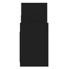 vidaXL Armoire latérale Noir 60x26x60 cm Aggloméré