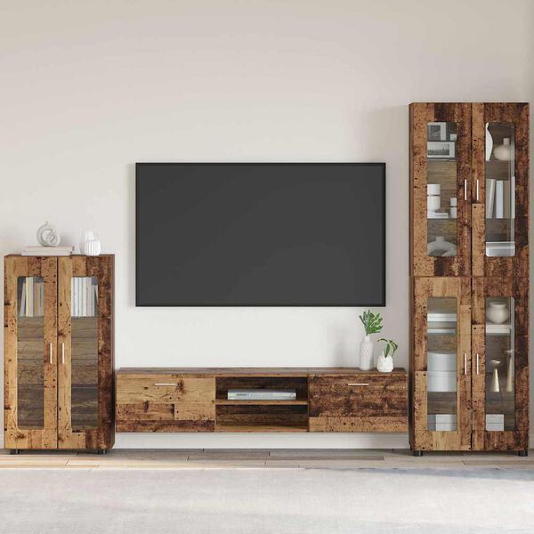 vidaXL Buffet FLORIN Bois ancien 55,5 x 29 x 103 cm Bois d'ing&eacute;nierie