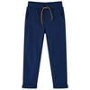 vidaXL Pantalons pour enfants avec cordon de serrage bleu marine 92