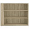 vidaXL Armoire murale ch&ecirc;ne sonoma 75x35x60 cm bois d'ing&eacute;nierie