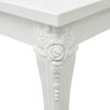 vidaXL Table basse blanc brillant 100x50x42 cm bois d'ing&eacute;nierie