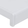 vidaXL Appui de fen&ecirc;tre Blanc 120 x 35 x 4,5 cm PVC