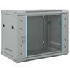 vidaXL Armoire r&eacute;seau avec stockage Gris 60 x 45 x 50 cm Acier