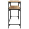vidaXL Table console chêne sonoma 100x35,5x75 cm bois d'ingénierie