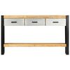 vidaXL Table console 130x30x76 cm Bois de manguier massif