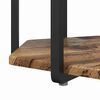 vidaXL Ensemble de tables d'appoint 2 pcs Bois ancien et noir