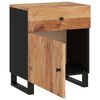 vidaXL Table de chevet 50x33x60cm Bois d'acacia solide et d'ing&eacute;nierie