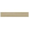 vidaXL Panneau de biblioth&egrave;que 8pcs Ch&ecirc;ne sonoma 60x10x1,5cm Agglom&eacute;r&eacute;