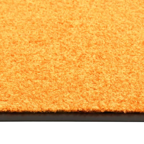 vidaXL Paillasson lavable Orange 120x180 cm