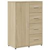 vidaXL Buffet ch&ecirc;ne sonoma 60x31x84 cm bois d'ing&eacute;nierie