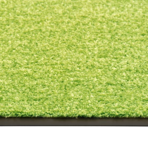 vidaXL Paillasson lavable Vert 90x150 cm