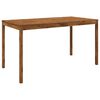vidaXL Table de Bar de Jardin Naturel 196 x 100 x 105 cm