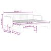 vidaXL Lit de jour avec gigogne et matelas vert fonc&eacute; 80x200cm velours