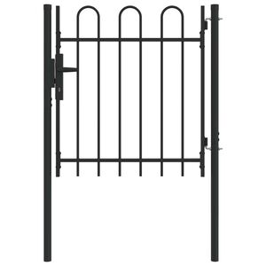 vidaXL Porte de Cl&ocirc;ture BOXTEL 103 x 150 cm Acier enduit de poudre