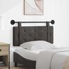 vidaXL T&ecirc;te de lit suspendue Montage mural Noir 100 cm PU antique