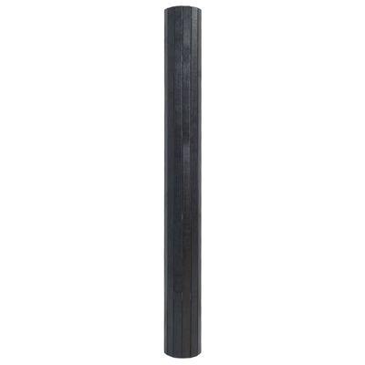 vidaXL Tapis rectangulaire gris 60x200 cm bambou