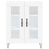 vidaXL Buffet blanc 69,5x34x90 cm bois d'ing&eacute;nierie