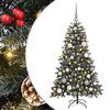 vidaXL Sapin de No&euml;l artificiel Vert 120 cm PVC, plastique et acier